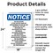 Signmission No Soliciting If You Do Not Have OSHA Notice Sign, Plastic, 18in W x 24in L, 2PK OS-2PACK-NS-P-1824-V-14824 - alternate 4